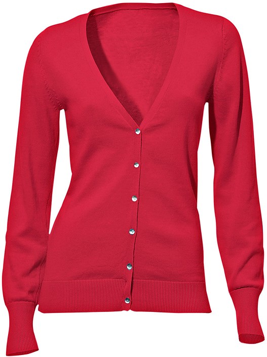 Creation L Coral V-Neck Button Up Cardigan From Creation L