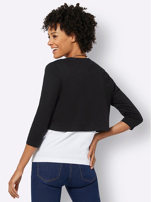 Creation L Black Open Bolero From Creation L