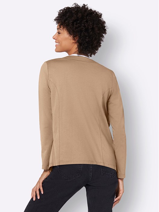 Creation L Camel Open Cardigan From Creation L