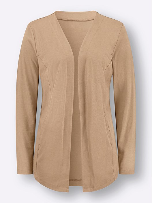 Creation L Camel Open Cardigan From Creation L
