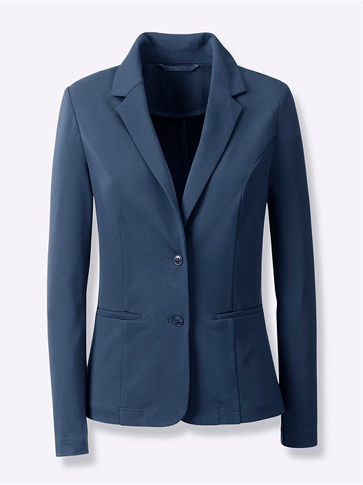 Creation L Dark Blue Jersey Blazer