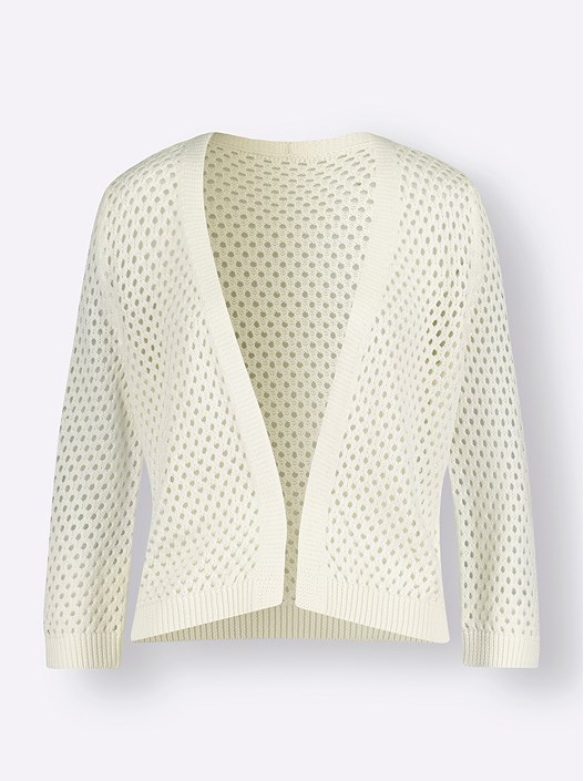 Creation L Ecru Open Knit Bolero From Creation L