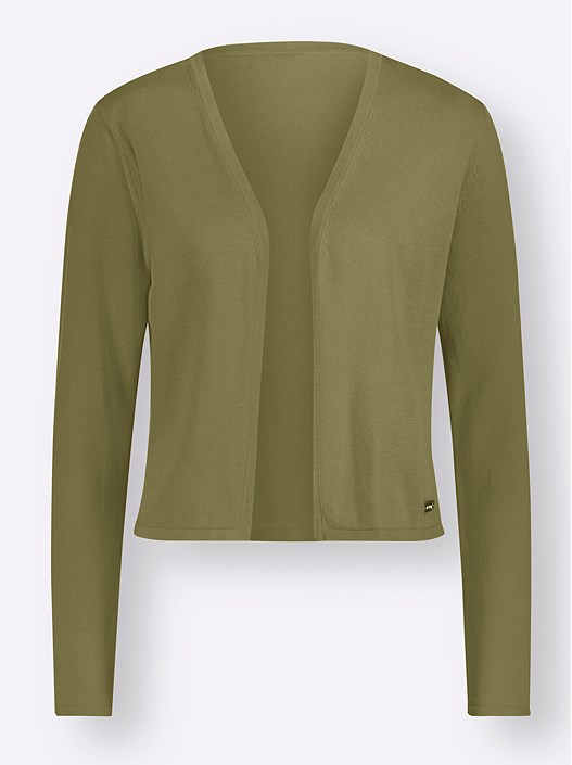Creation L Khaki Cropped Bolero From Creation L