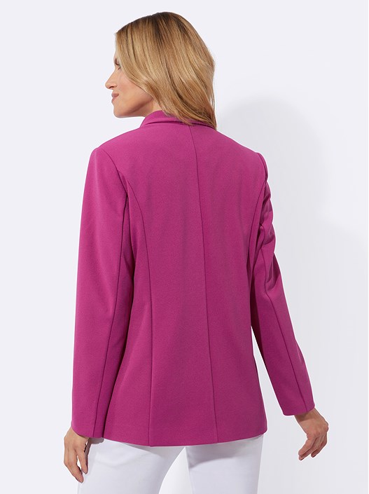 Creation L Magenta Shawl Collar Blazer