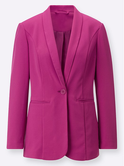 Creation L Magenta Shawl Collar Blazer