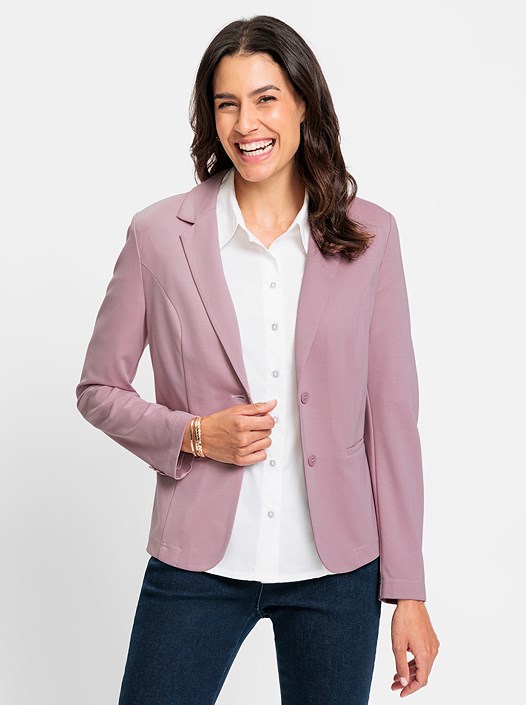 Creation L Mauve Jersey Blazer