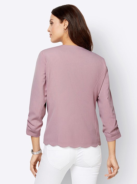 Creation L Mauve Wavy Edge Jacket