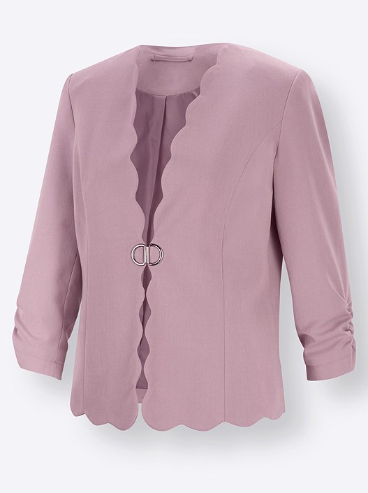 Creation L Mauve Wavy Edge Jacket