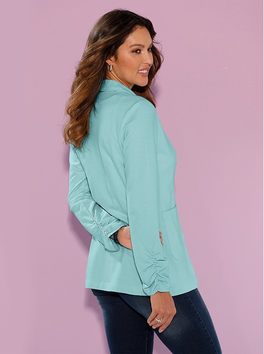 Creation L Mint Jersey Blazer