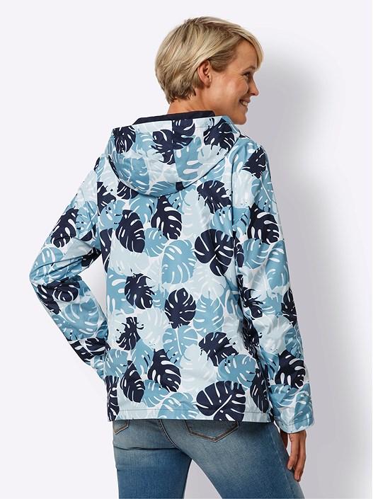 Creation L Navy Reversible Print Jacket