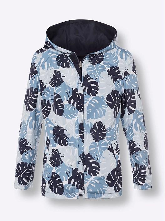 Creation L Navy Reversible Print Jacket