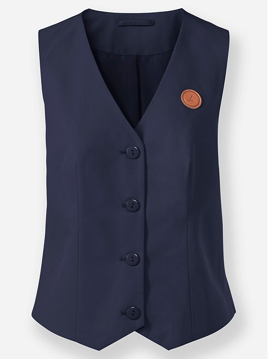 Creation L Navy Tie Back Vest