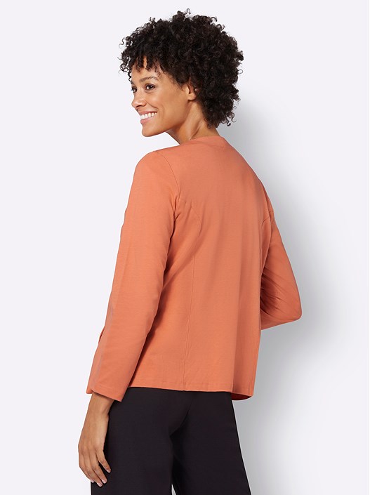 Creation L Papaya Open Cardigan From Creation L