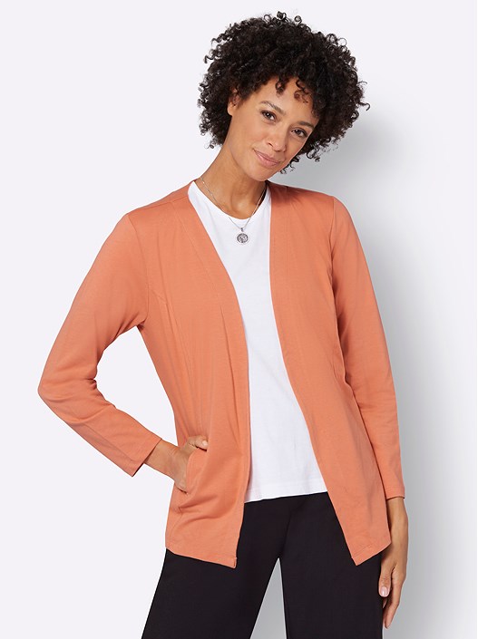 creation l Papaya Open Cardigan from creation L