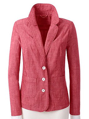 Creation L Red Rever Collar Blazer