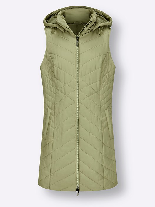 Creation L Reed Long Quilted Vest