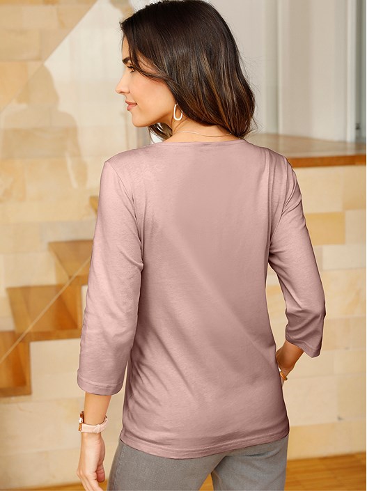 Creation L Rose Decorative Letter Print Shirt