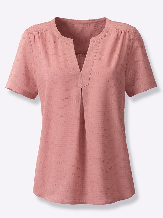 Creation L Rosewood Box Pleat Blouse