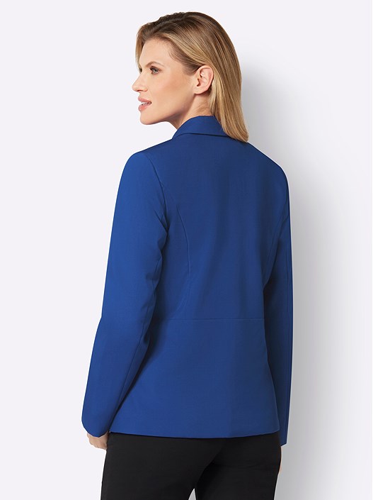 Creation L Royal Blue Single Button Blazer