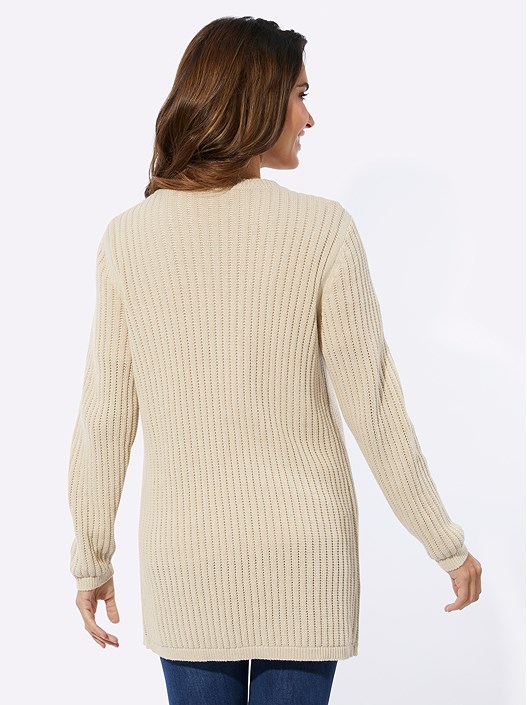Creation L Sand Ajour Cardigan From Creation L