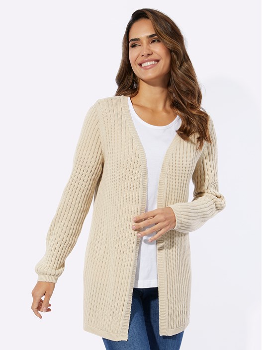 Creation L Sand Ajour Cardigan From Creation L