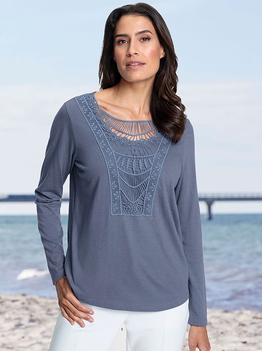 creation l Smoky Blue Shirt