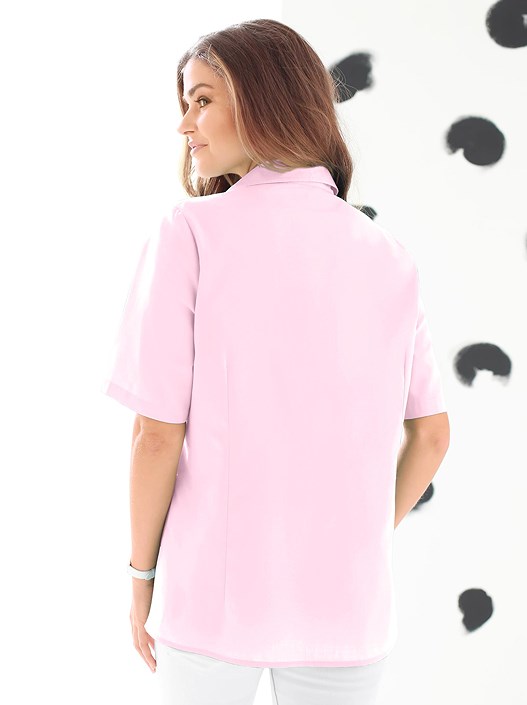 Creation L White Collared Button Up Blouse