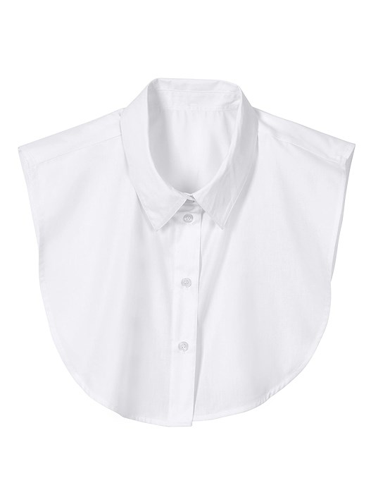 creation l White Dickey Collar Insert