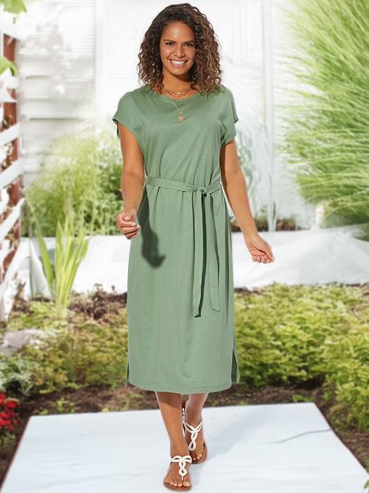 creation l Eucalyptus Tie Waist Jersey Dress from creation L