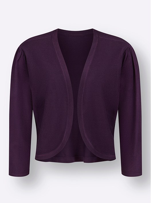 creation l Grape Curved Edge Bolero from creation L