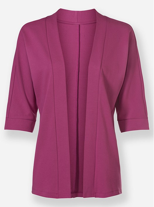 Creation L Heather 3/4 Sleeve Cardigan From Creation L