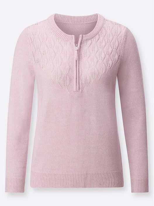 Creation L Light Rose-Mottled Sweater From Creation L