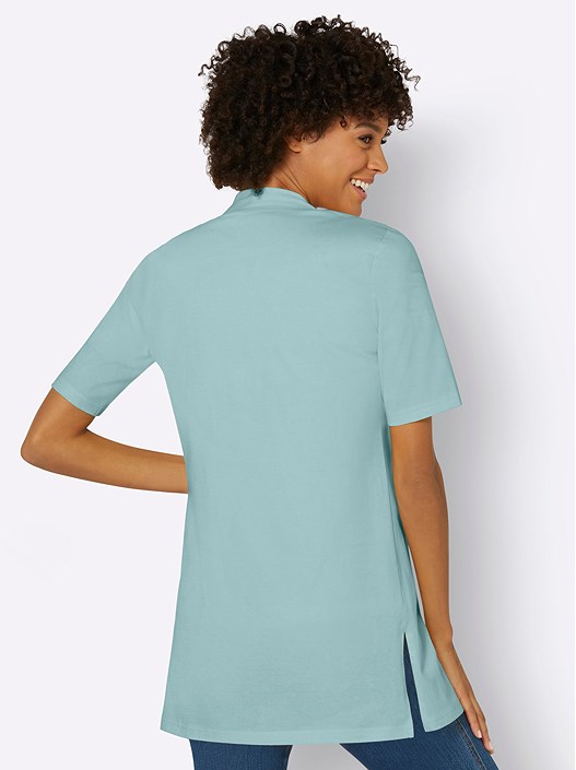 Creation L Mint Short Sleeve Cardigan From Creation L
