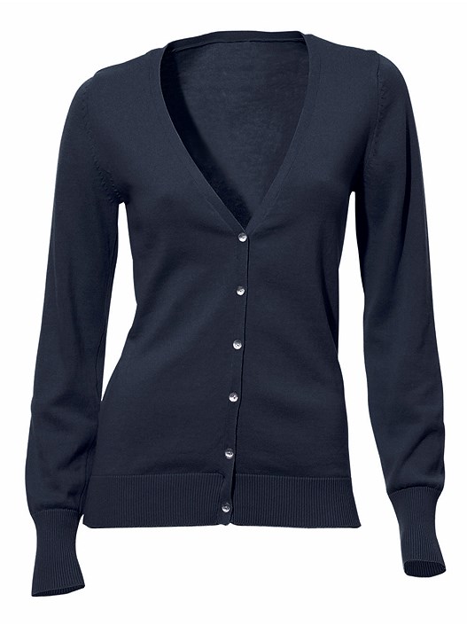 Creation L Navy V-Neck Button Up Cardigan From Creation L