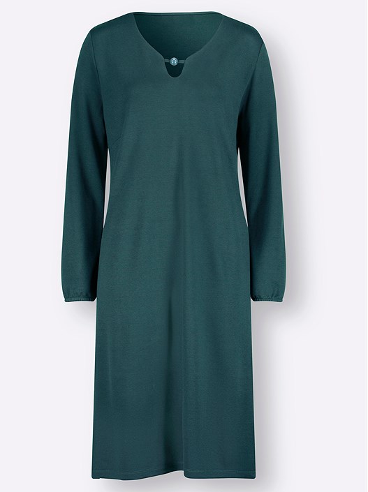 Creation L Petrol Long Sleeve Shift Dress From Creation L