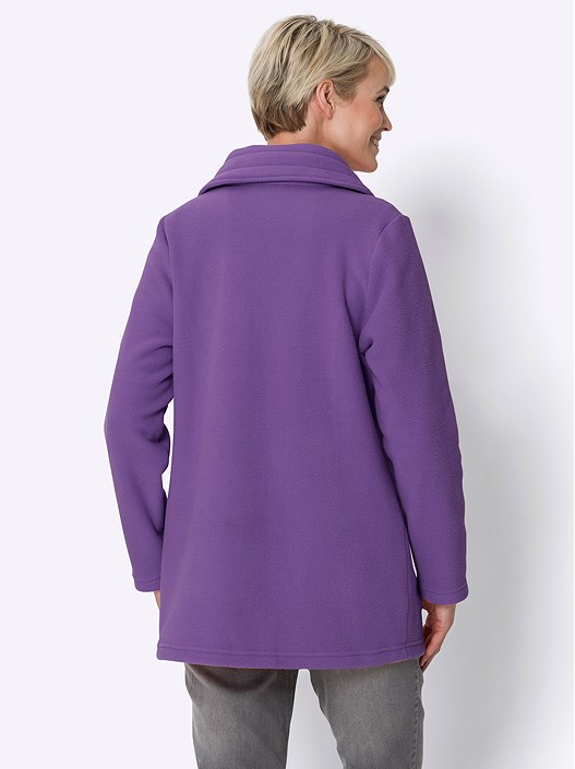 Creation L Purple Long Fleece Jacket From Creation L