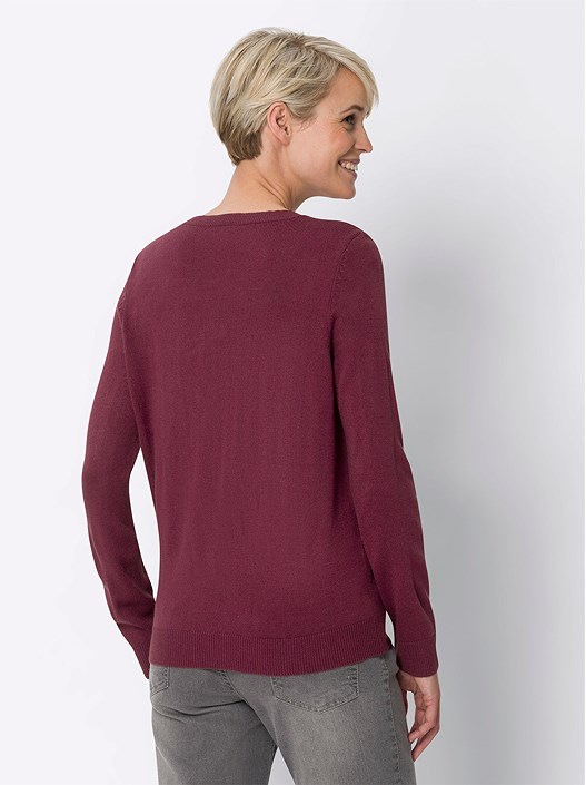 Creation L Rose Round Neckline Sweater From Creation L