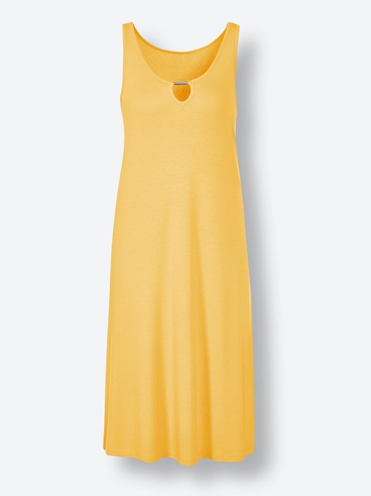 Creation L Yellow Keyhole Neckline Beach Dress From Creation L
