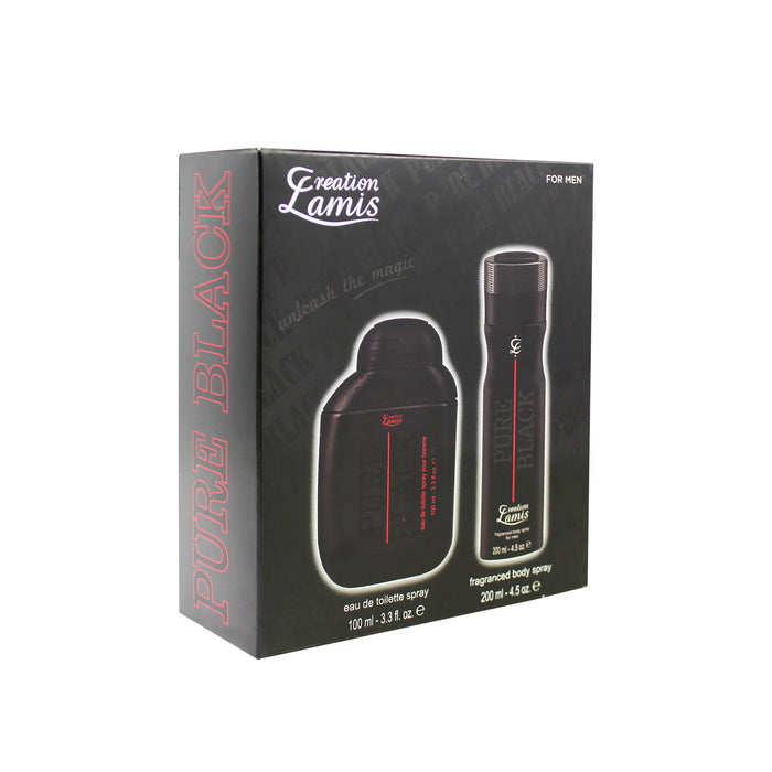 creation lamis Pure Black - Gift Set for Men
