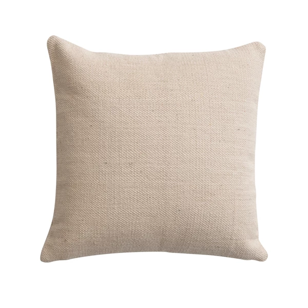 Creative Co Op 18" Cotton Pillow W/ Bee "Brave" Polyester Fill