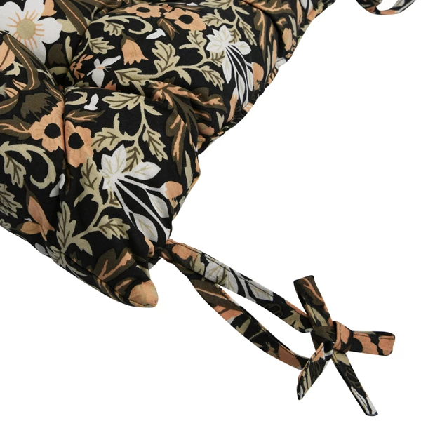 Creative Co Op 18" Cotton Printed Chair Cushion With Floral Pattern