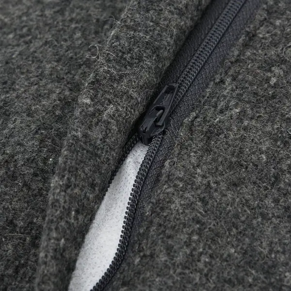 Creative Co Op 20" X 14" Wool Blend Embroidered Lumbar Pillow