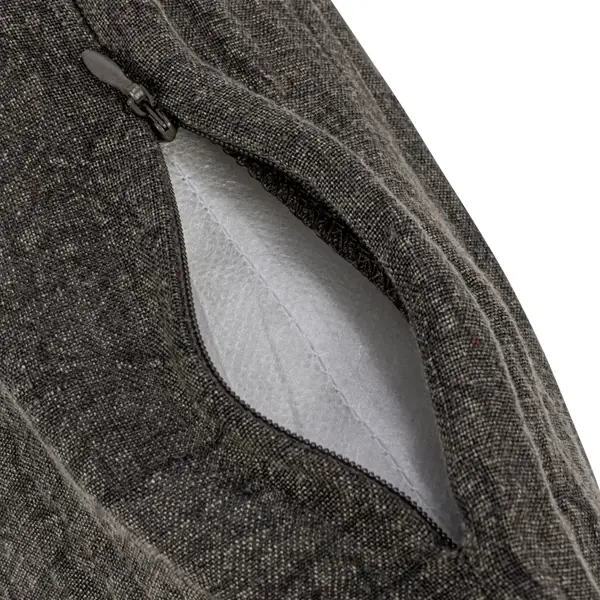 Creative Co Op 24"L X 16"H Stonewashed Linen Lumbar Pillow