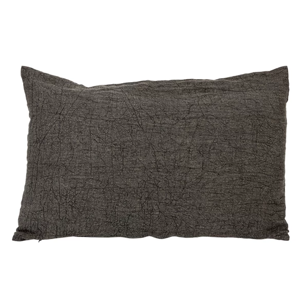 Creative Co Op 24"L X 16"H Stonewashed Linen Lumbar Pillow