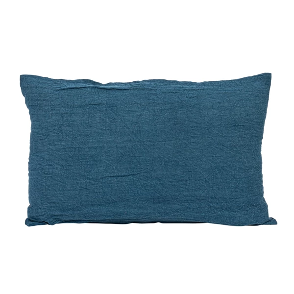 Creative Co Op 24"L X 16"H Stonewashed Linen Lumbar Pillow