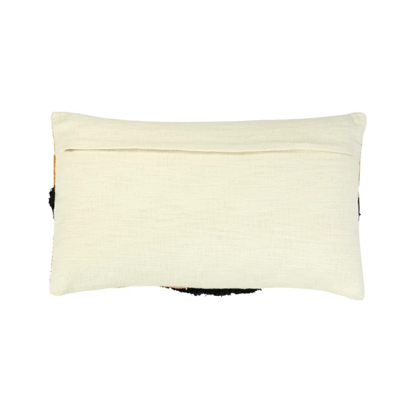 Creative Co Op 28" X 16" Cotton Lumbar Pillow With Sequins