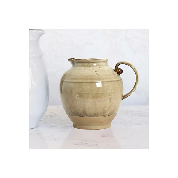 Creative Co Op 72 Oz. Stoneware Pitcher Reactive Glaze