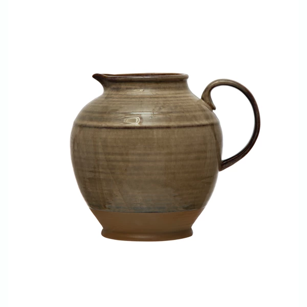 creative co op 72 oz. Stoneware Pitcher Reactive Glaze