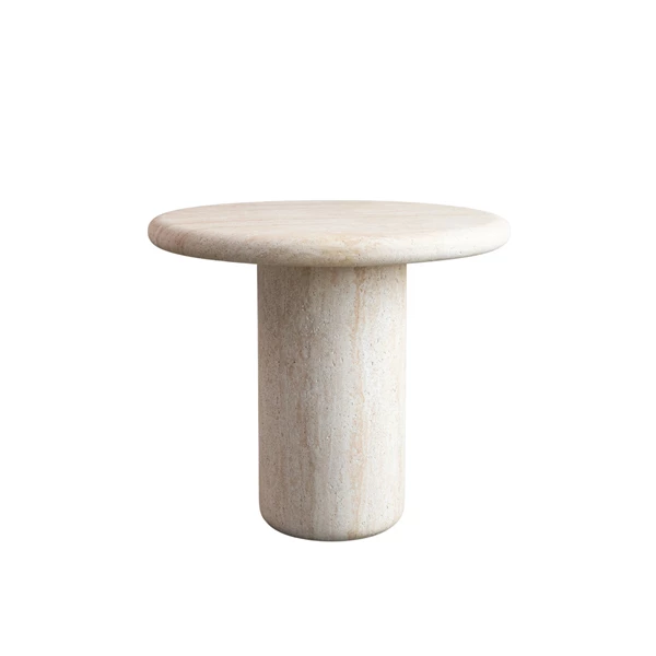 creative co op Concrete Indoor/Outdoor Table Travertine Finish KD