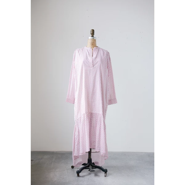 creative co op Cotton Printed Voile Steph Dress Small